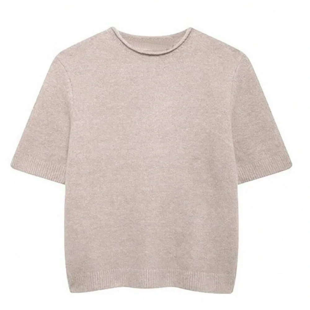 Women’s Crewneck Sweater in Light Brown